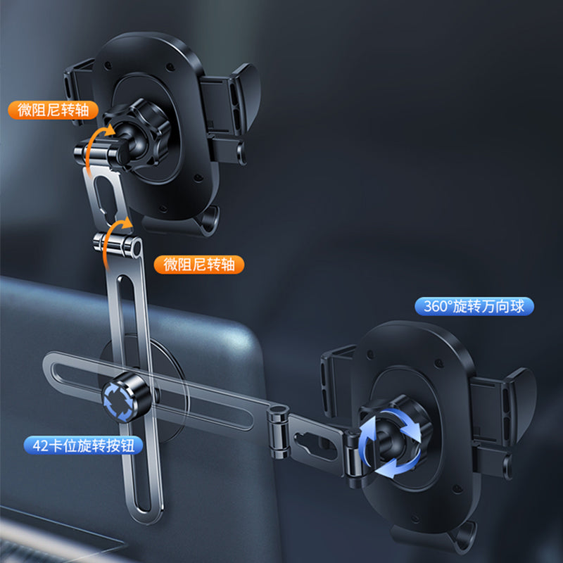 Wiwu CH028 360 Derece Dönebilen Otomatik Mekanizmalı Düz Zemin Versiyon Araç Telefon Tutuc Siyah