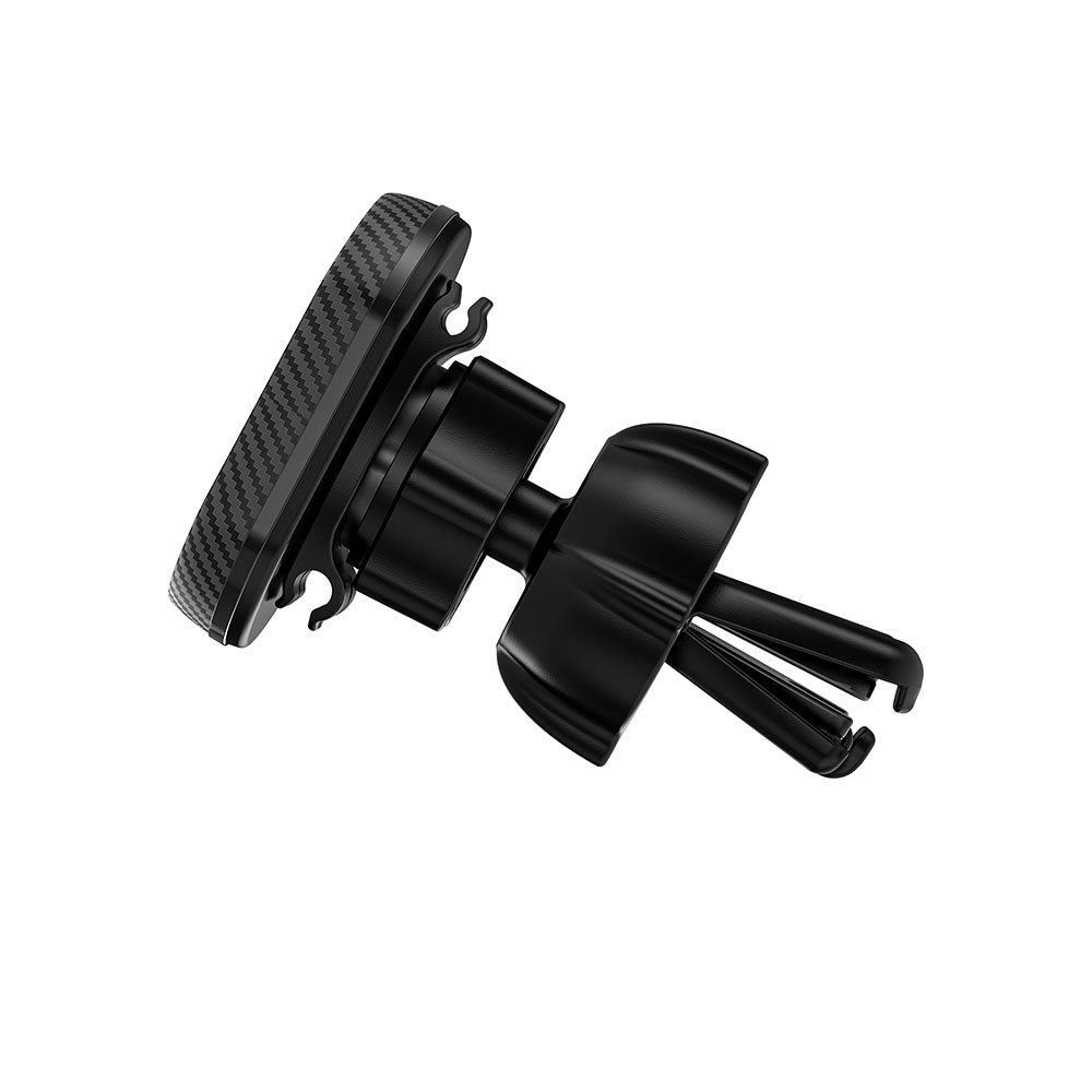 Wiwu CH040 360 Derece Dönebilen Havalandırma Tasarım Magnetik Araç Telefon Tutucu Siyah