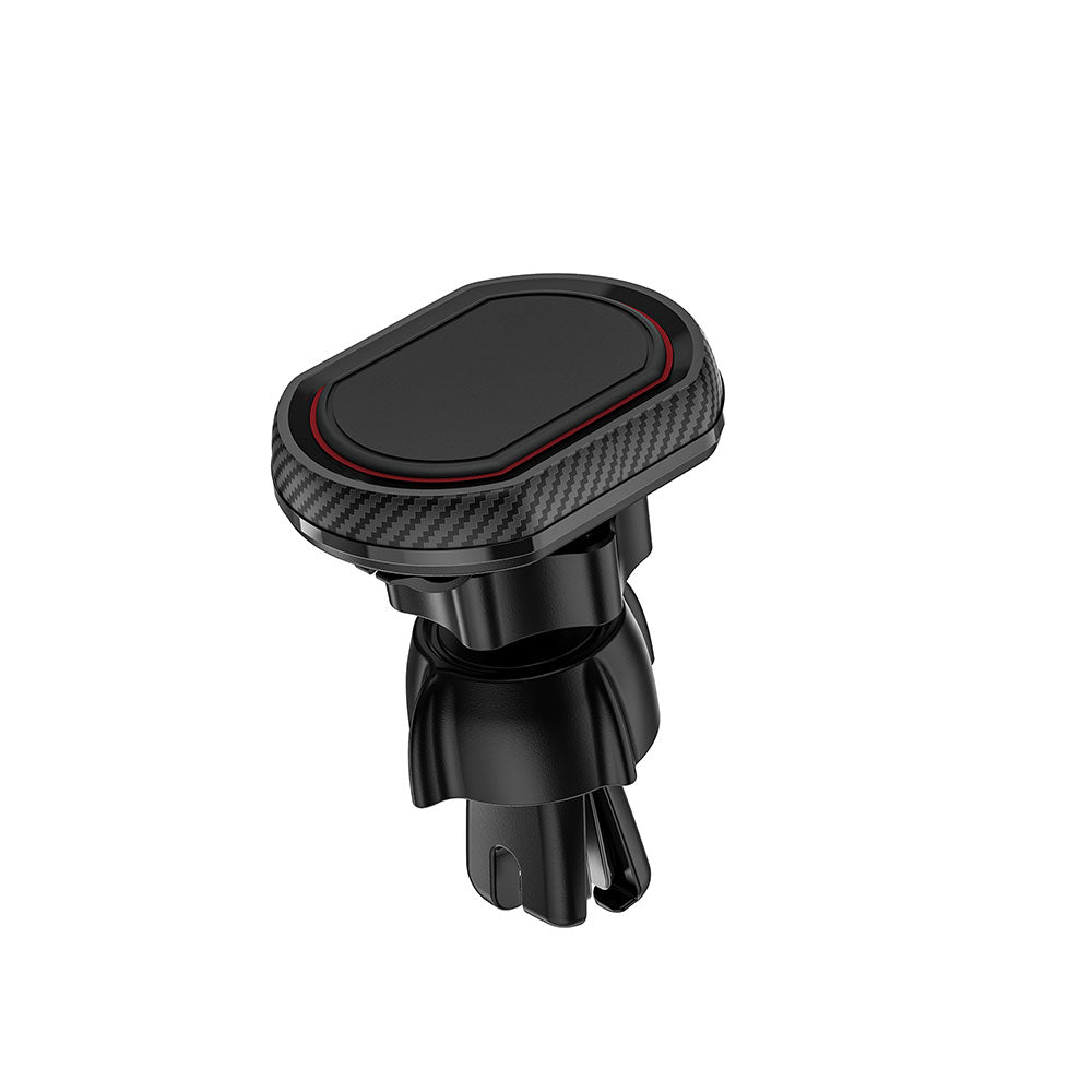 Wiwu CH040 360 Derece Dönebilen Havalandırma Tasarım Magnetik Araç Telefon Tutucu Siyah