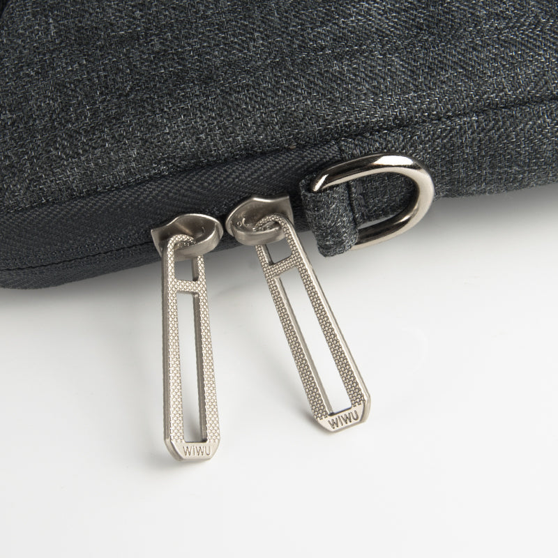 Wiwu City Commuter Serisi 13.3 inç Çapraz Vücut Askılı Laptop Çantası Siyah