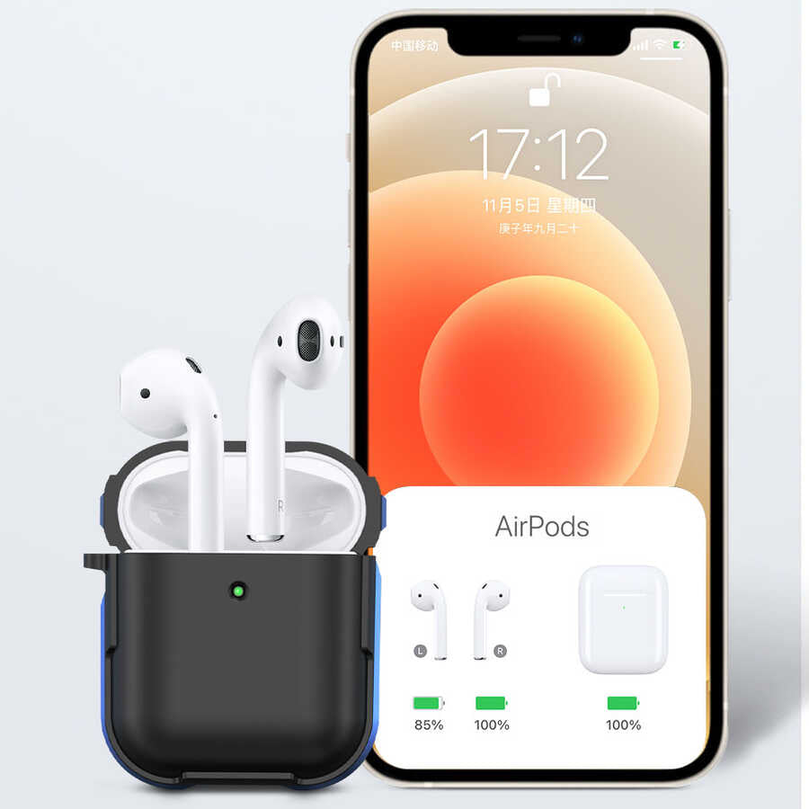 Wiwu Defens Armor Airpods Kılıf Gri