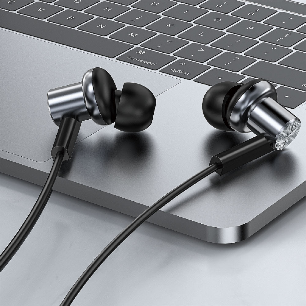 Wiwu EB311 Hi-Fi Ses Kaliteli 3.5mm Kulakiçi Kulaklık Siyah