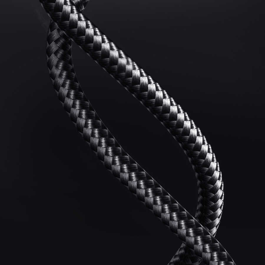 Wiwu ED-105 2 in 1 USB A- Type-C to Lightning Elite Data Kablo Siyah