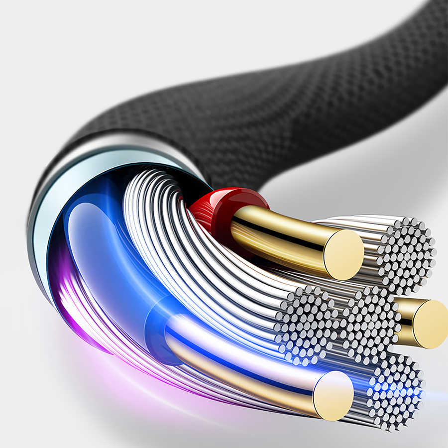 Wiwu Elite ED-100 Lightning Usb Kablo 2M Siyah