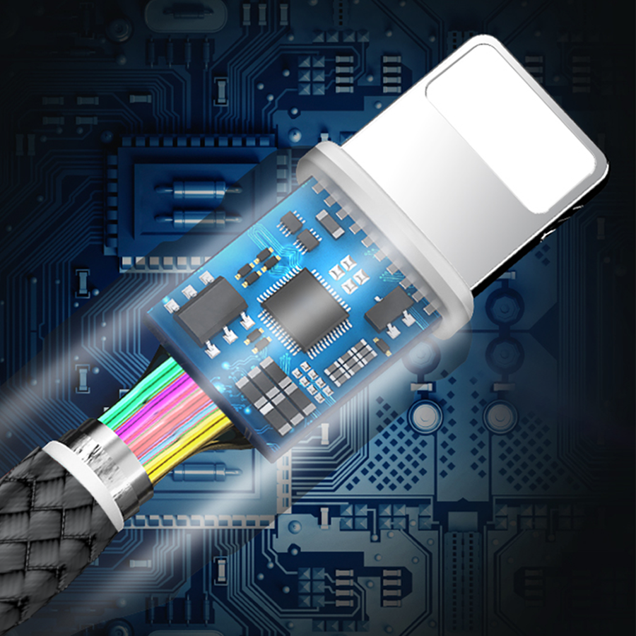 Wiwu Elite ED-100 Lightning Usb Kablo 2M Siyah