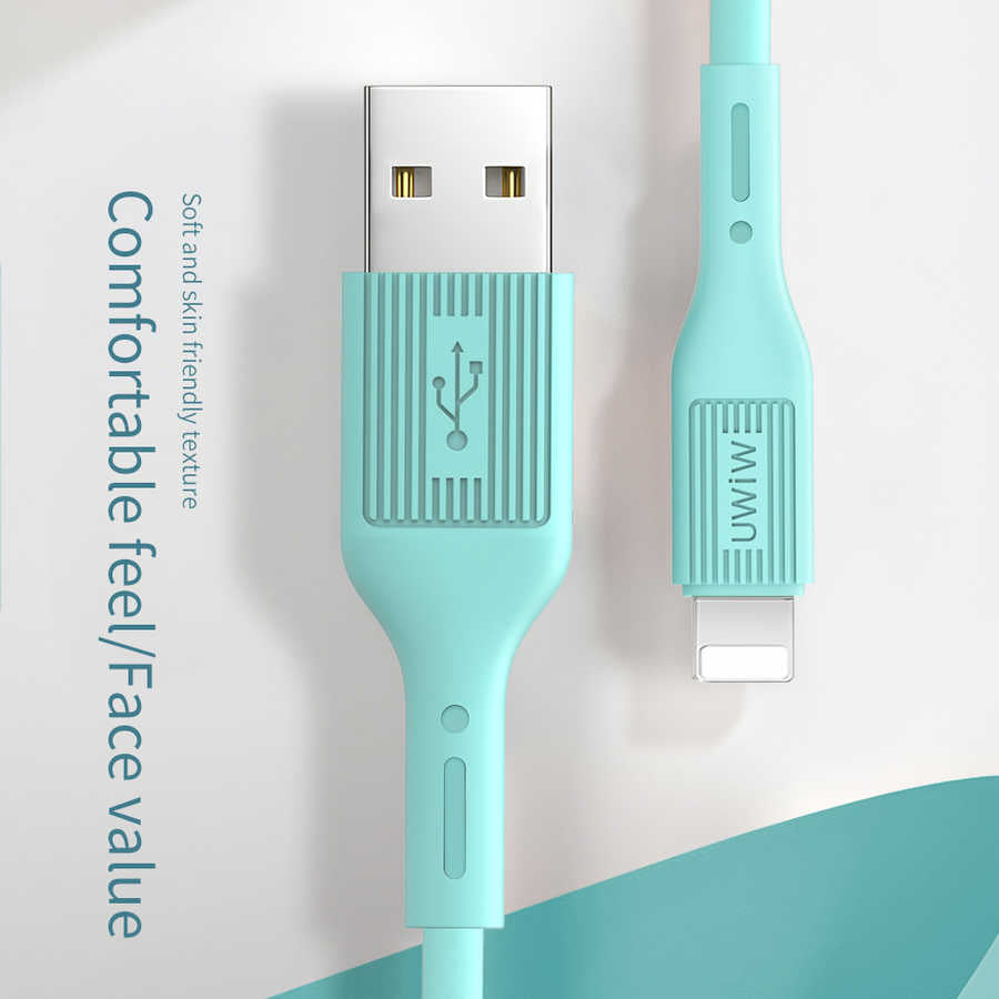 Wiwu G60 Vivid Lightning Usb Kablo Siyah