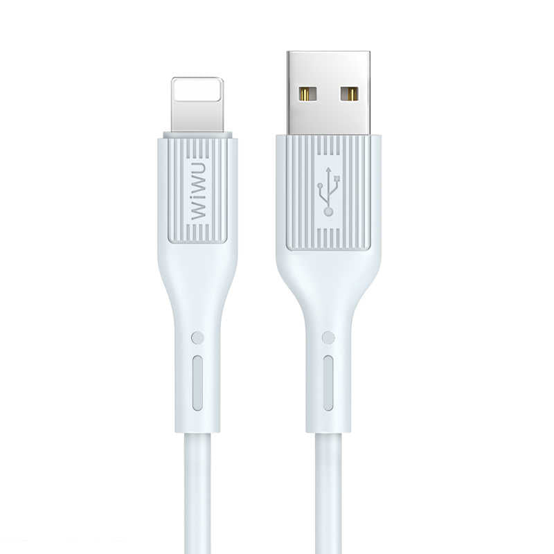 Wiwu G60 Vivid Lightning Usb Kablo Beyaz