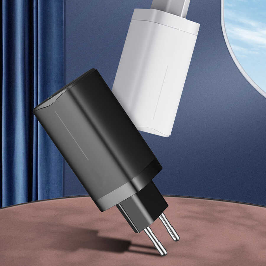 Wiwu GaN Tech GTC6521-65W Power Adaptör Beyaz