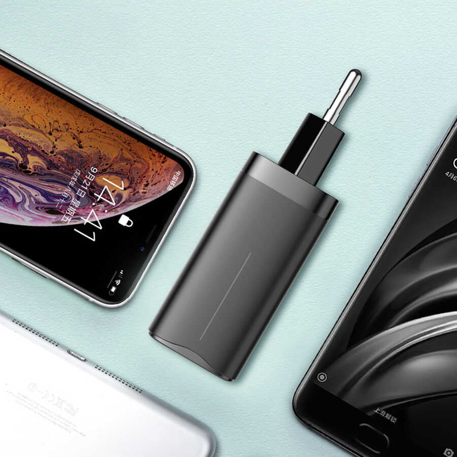 Wiwu GaN Tech GTC6521-65W Power Adaptör Beyaz