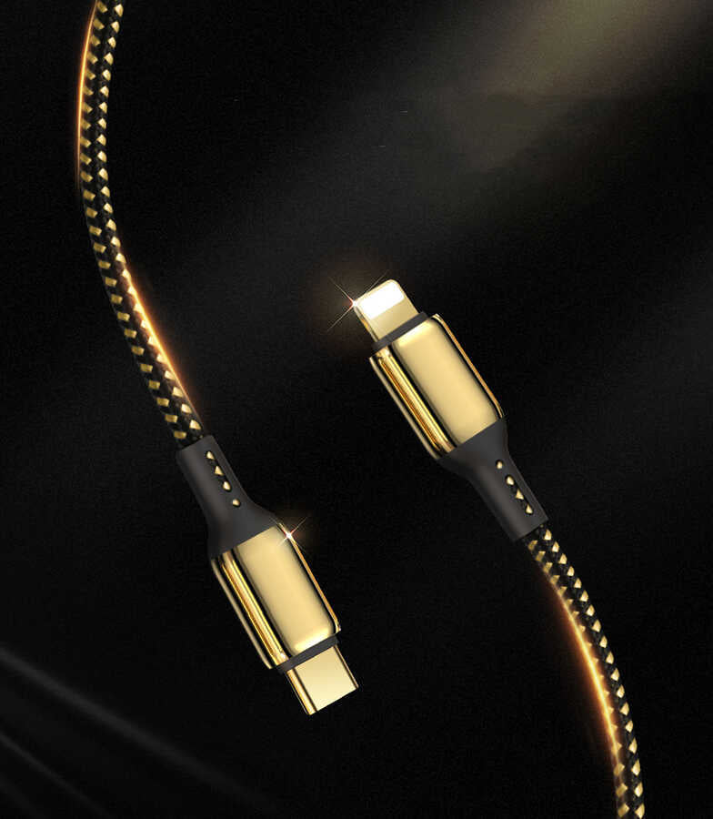 Wiwu Golden Series GD-105 Type-C To PD Data Kablo 5M Gold