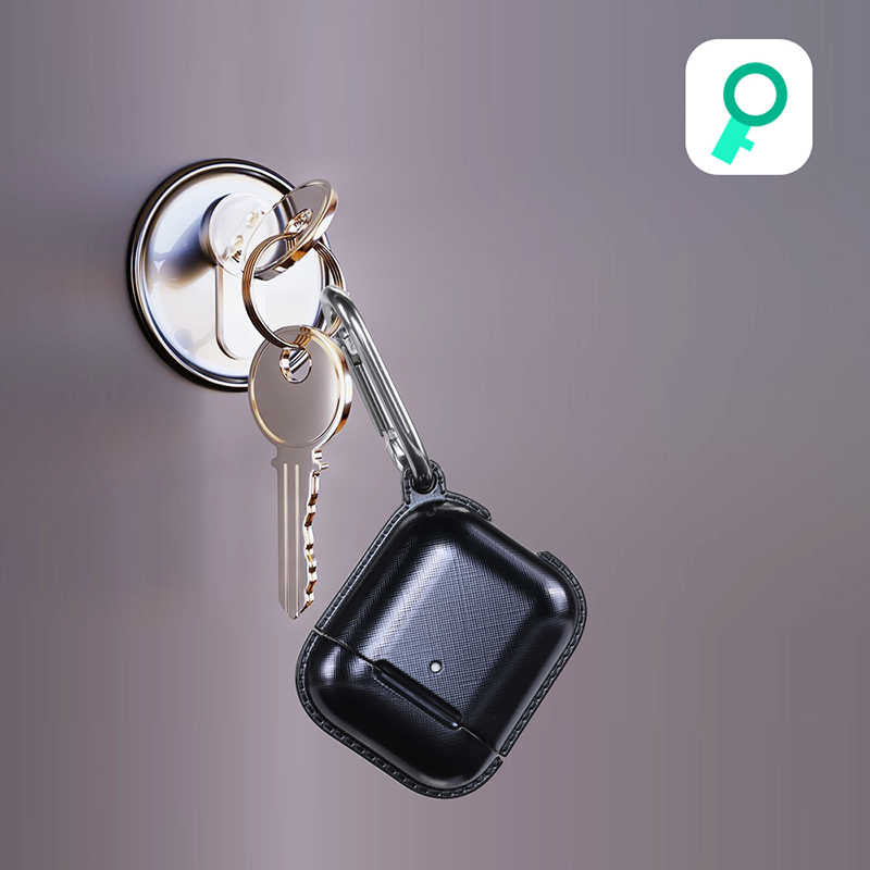 Wiwu Grace Electroplate Airpods Kılıf Siyah