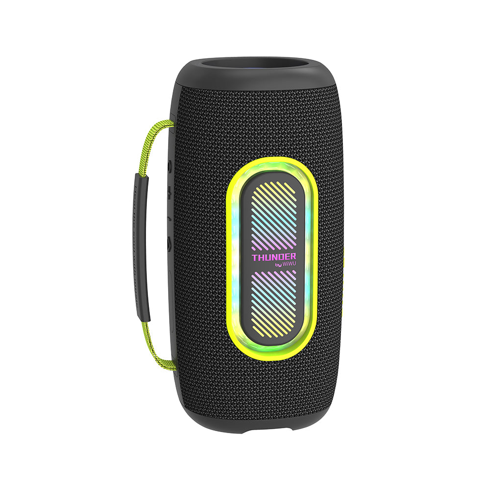 Wiwu H7 RGB Işıklı Askılı TWS Bluetooth Speaker Hoparlör v5.3 40W Siyah