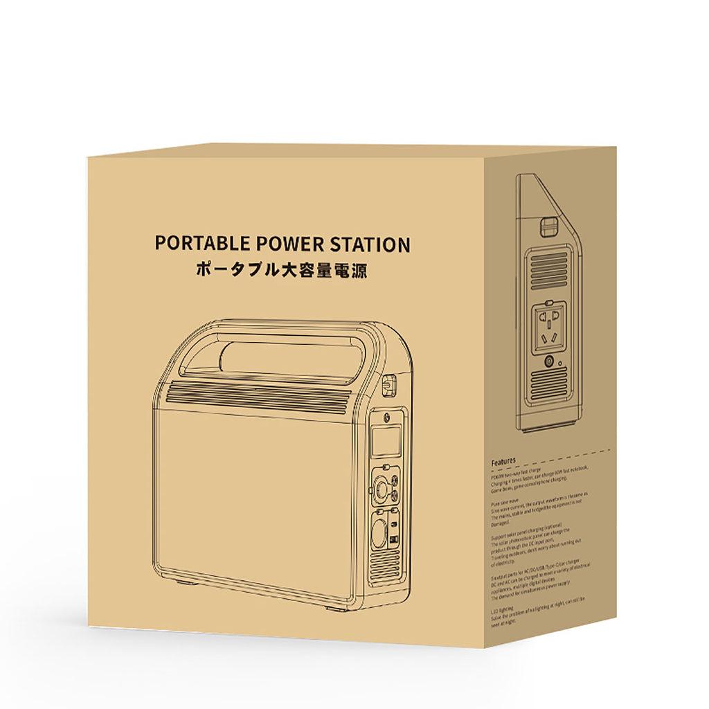 Wiwu JC-12 Dijital Ekran Lambalı Çoklu Priz ve Araç Şarj Portlu Taşınabilir Powerbank 300W 86400mAh Siyah