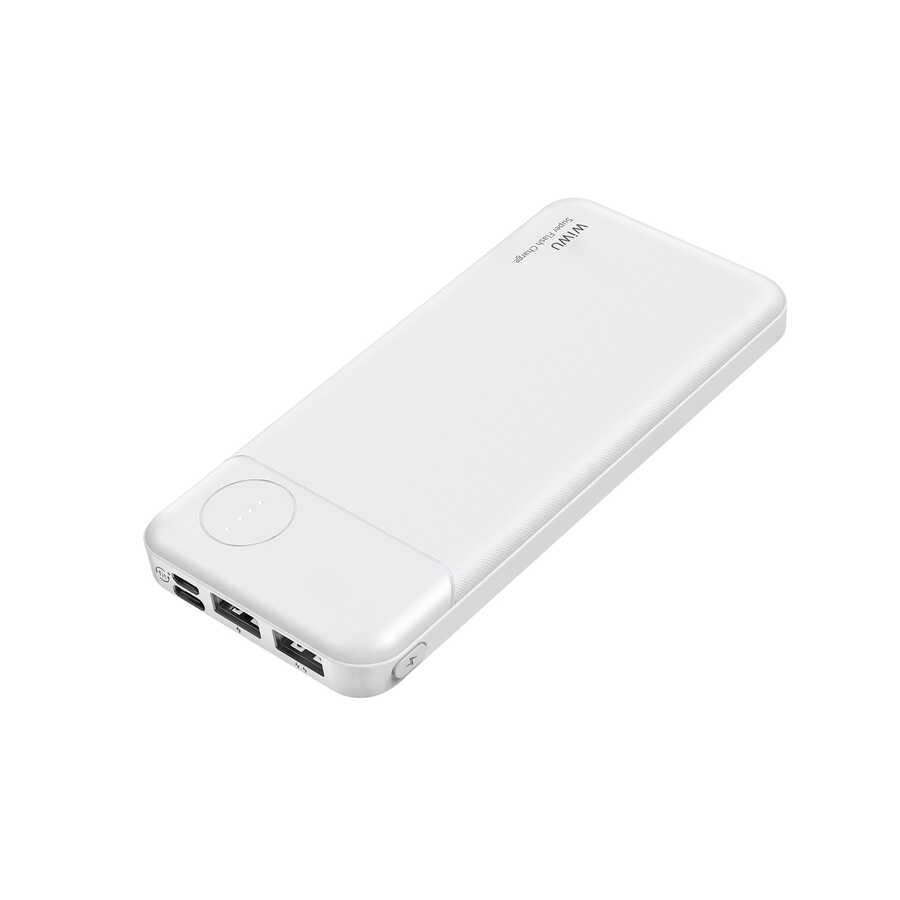 Wiwu JC-14 Super Flash Charge 10000 Mah Power Bank Beyaz