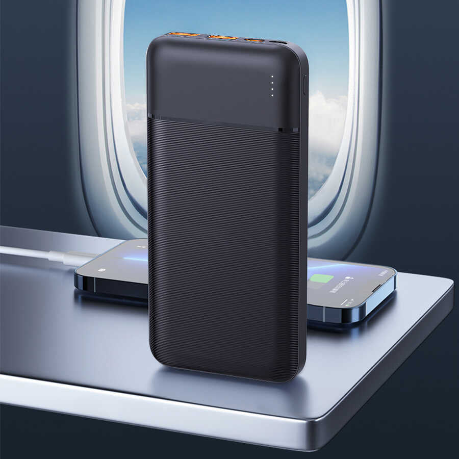 Wiwu JC-19 PD Hızlı Şarj Özellikli Şarj Göstergeli Powerbank 20W 10000mAh Beyaz