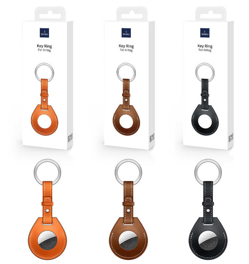 Wiwu Key Ring Airtag Anahtarlık Siyah