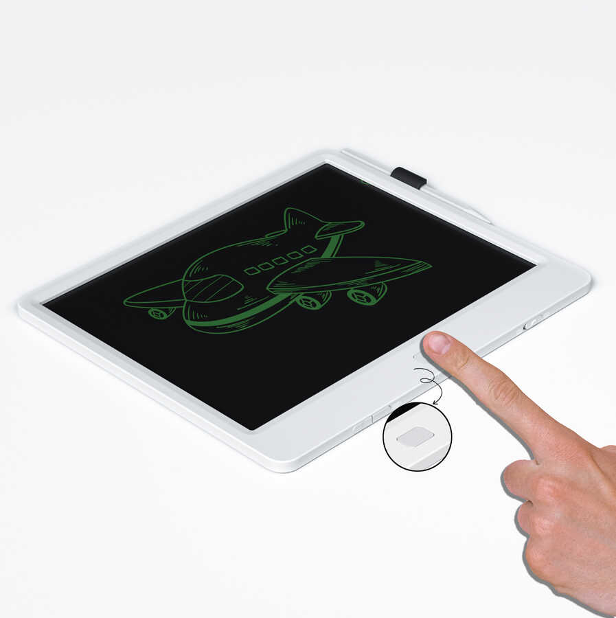 Wiwu LCD Drawing Board Kalemli Pilli Dokunmatik Çizim Tahtası 10 İnç Beyaz