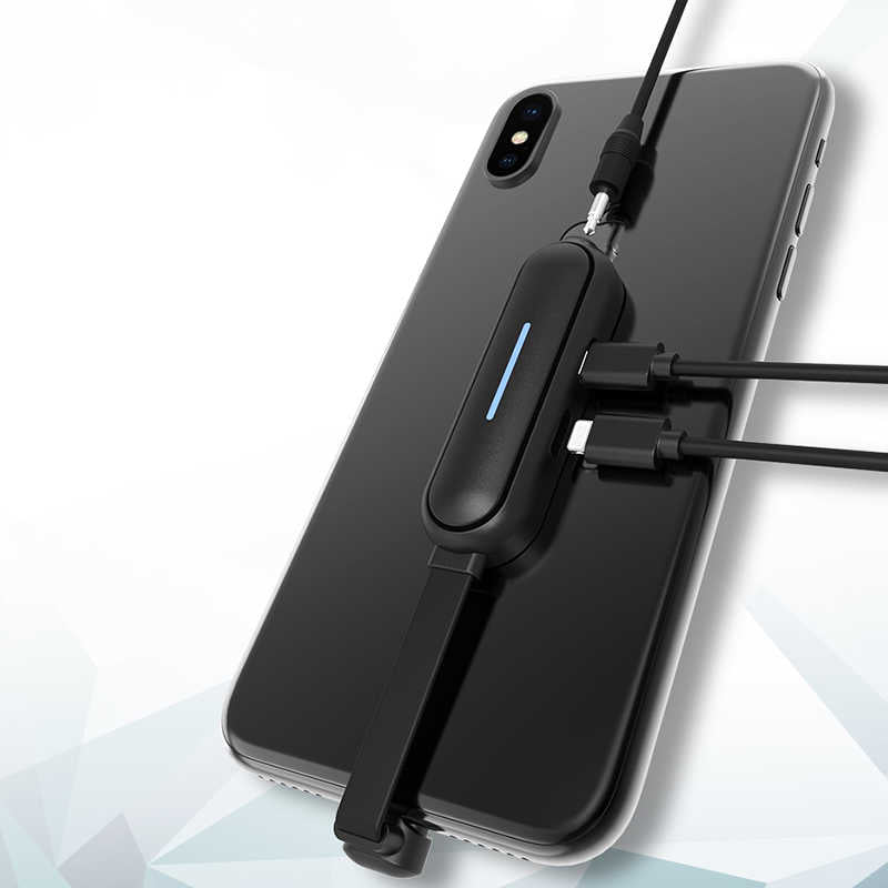 Wiwu LT06 Lightning Ses Adaptörü Kırmızı