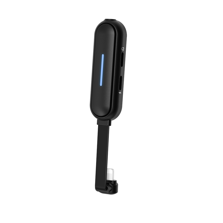 Wiwu LT06 Lightning Ses Adaptörü Siyah