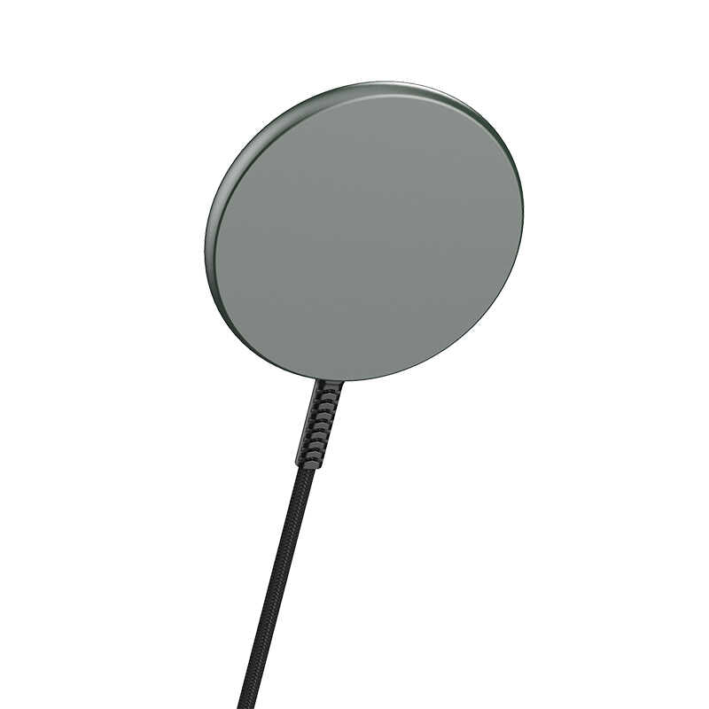 Wiwu M14 Intelligent Wireless Magnetik Şarj Ultra İnce Şeffaf 15W Android iOS Destekli Siyah