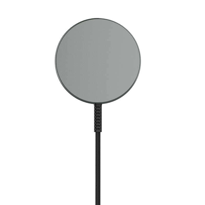 Wiwu M14 Intelligent Wireless Magnetik Şarj Ultra İnce Şeffaf 15W Android iOS Destekli Siyah