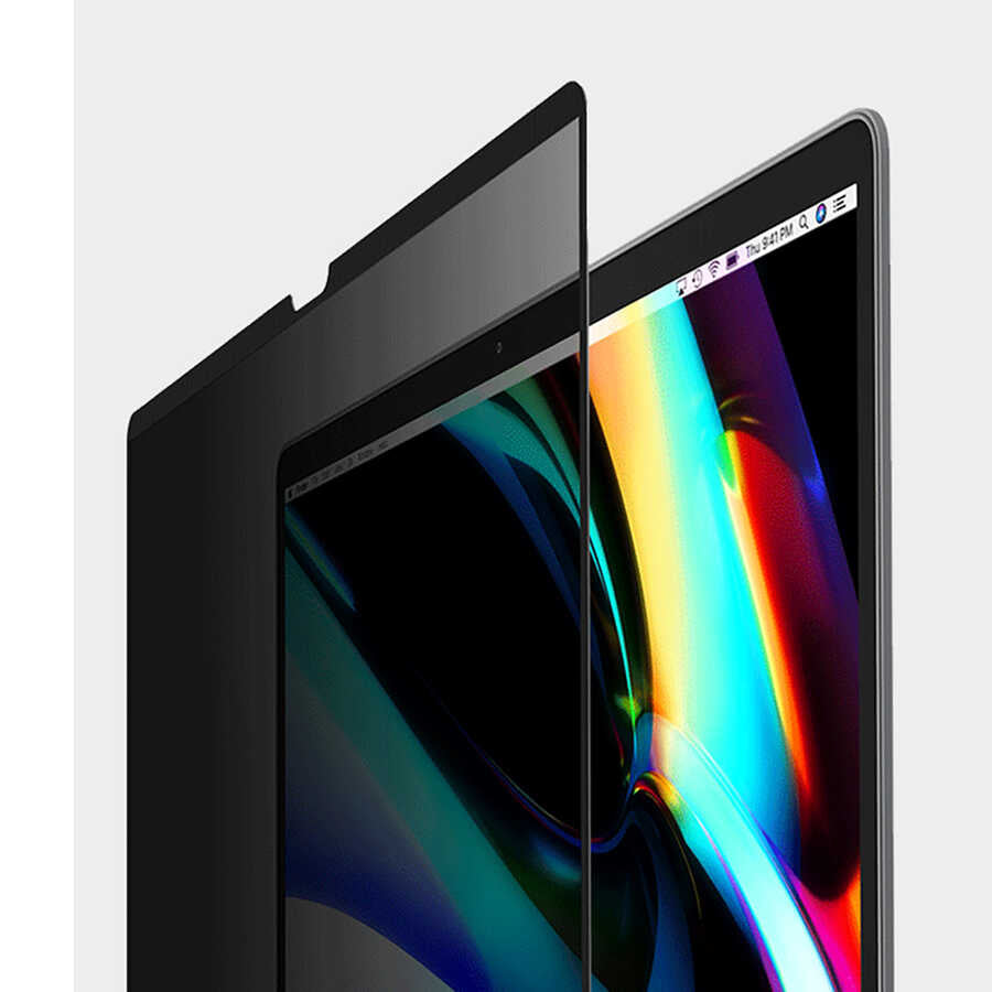 Apple Macbook 13.3' New Pro Wiwu Mıknatıslı Privacy Ekran Koruyucu Siyah