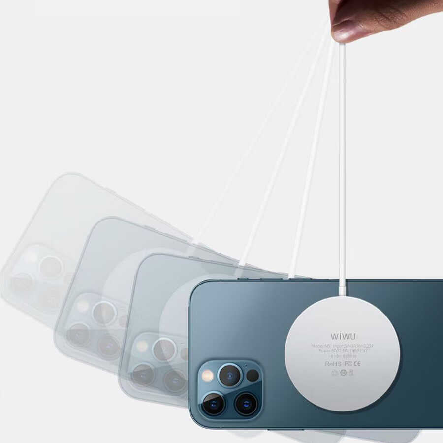 Wiwu M-safe Wireless Şarj Beyaz