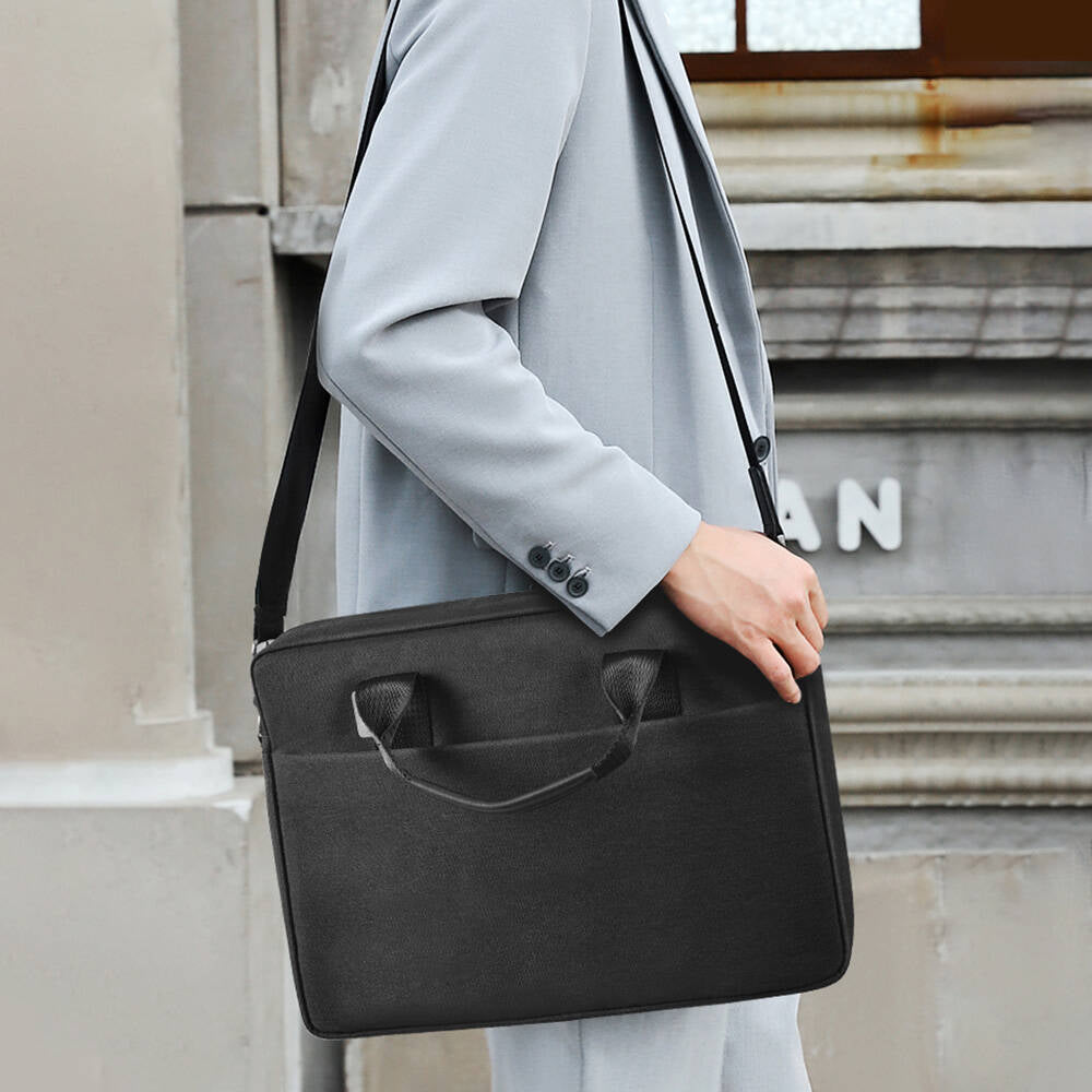 Wiwu Minimalist Bag Pro Su Geçirmez Askılıklı Laptop Çantası Siyah