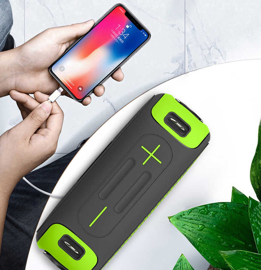 Wiwu P16 Max Bluetooth Speaker Hoparlör Yeşil