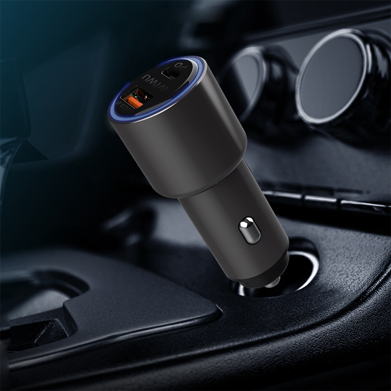 Wiwu PC100 Araç Şarjı Gri