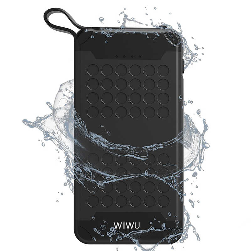 Wiwu PC905 10000 Mah Waterproof Adventurer Suya Dayanıklı Powerbank Siyah