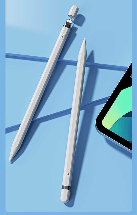 Wiwu Pencil L Dokunmatik Kalem Palm-Rejection Eğim Özellikli Çizim Kalemi Beyaz