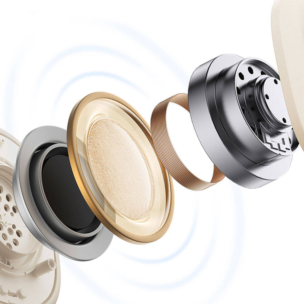 Wiwu Pilot TD-03 ANC Aktif Gürültü Önleyicili Kulak Üstü Bluetooth Kulaklık Krem