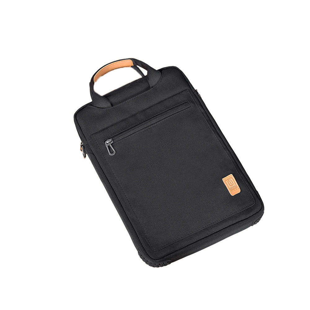 Wiwu Pioneer Serisi Su Geçirmez Polyester Kumaş Omuz Askılı 12.9 inç Tablet Çantası Siyah