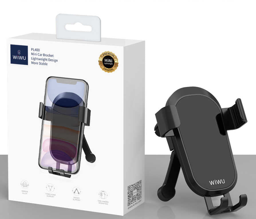 Wiwu PL400 Araç Telefon Tutucu Siyah