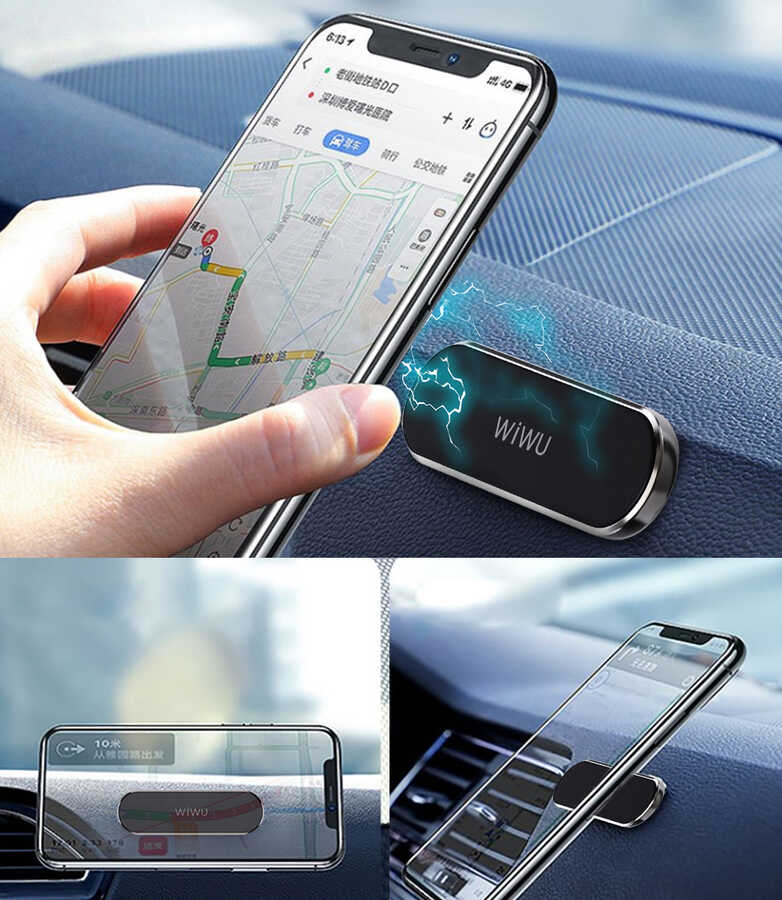 Wiwu PL700 Araç Telefon Tutucu Siyah