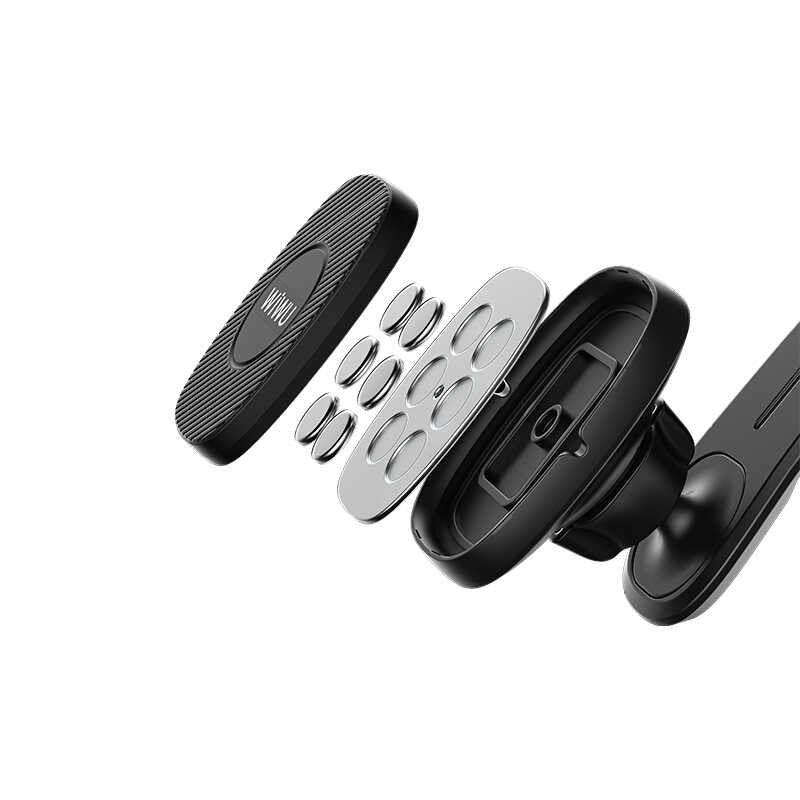 Wiwu PL900 Lotto Magnetik Araç Telefon Tutucu Siyah