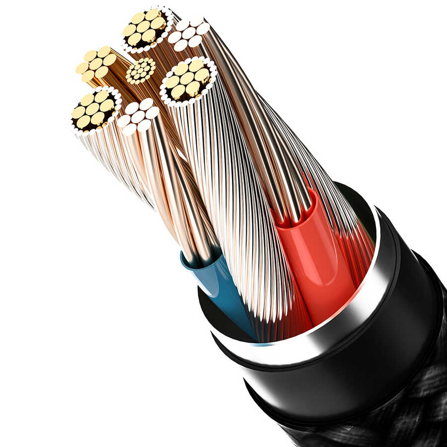 Wiwu Platinum Serisi PT04 PD To Lightning Kablo 0.3M Siyah