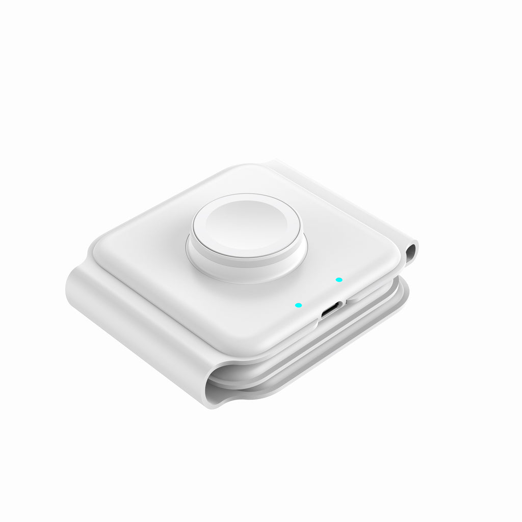 Wiwu Power Air M6 3 in 1 Mıknatıslı Kablosuz Şarj Standı Siyah