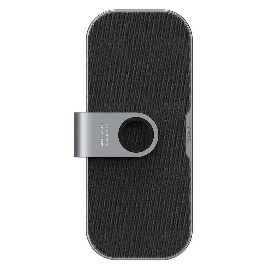 Wiwu Power Air PA3IN1B 3 in 1 Kablosuz Şarj Standı Siyah