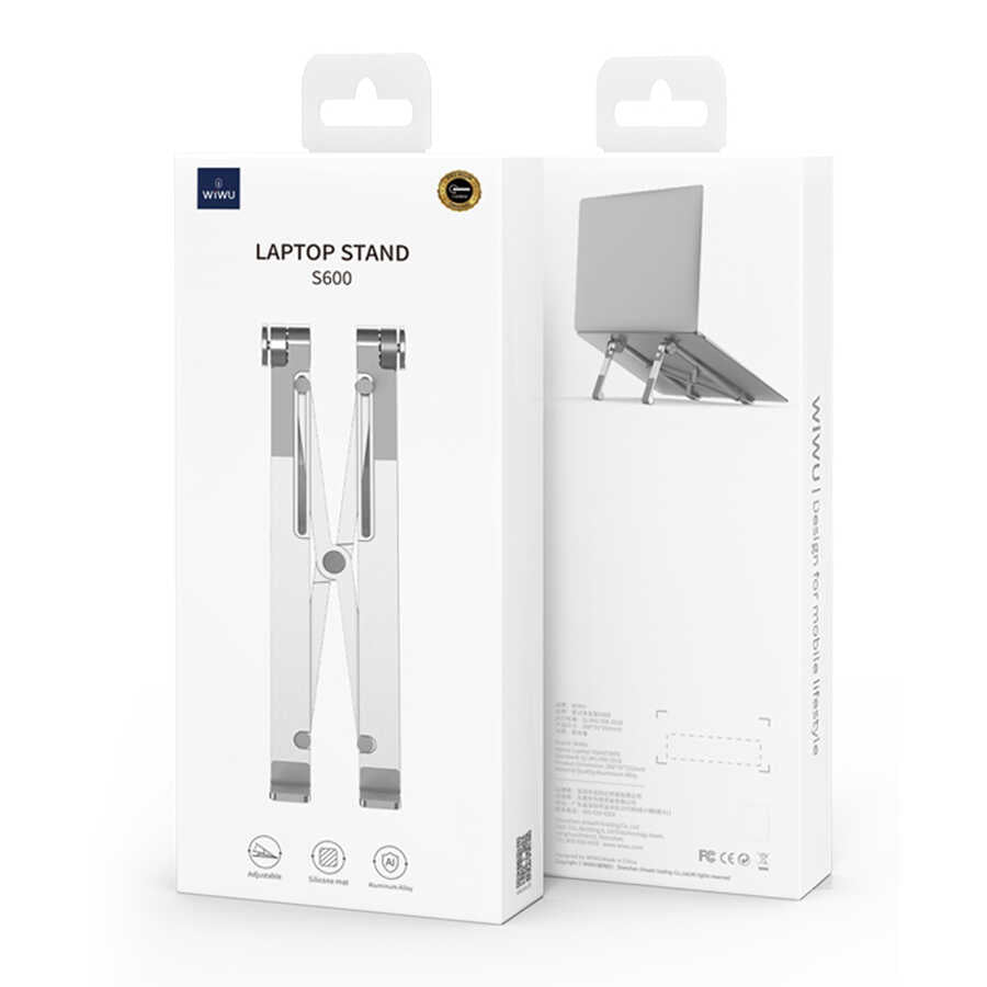 Wiwu S600 Laptop Standı Gümüş