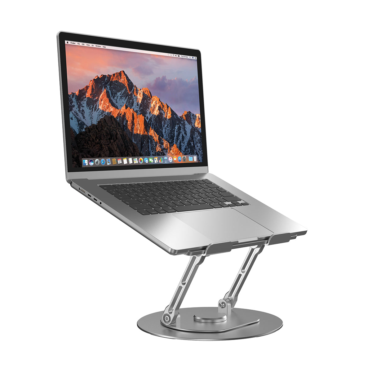 Wiwu S800 New Dönebilen Katlanabilir Laptop Standı Gümüş