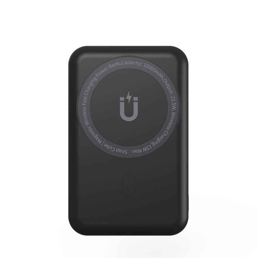 Wiwu SC10000 M-safe Mıknatıslı Wireless Powerbank Siyah
