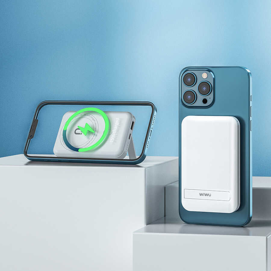 Wiwu SC10000 M-safe Mıknatıslı Wireless Powerbank Siyah
