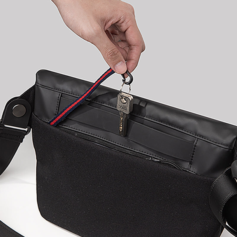 Wiwu Space Exploration Message Bag X Dupont Cordura 1000D Naylon Kumaş Çapraz Vücut Çantası Siyah