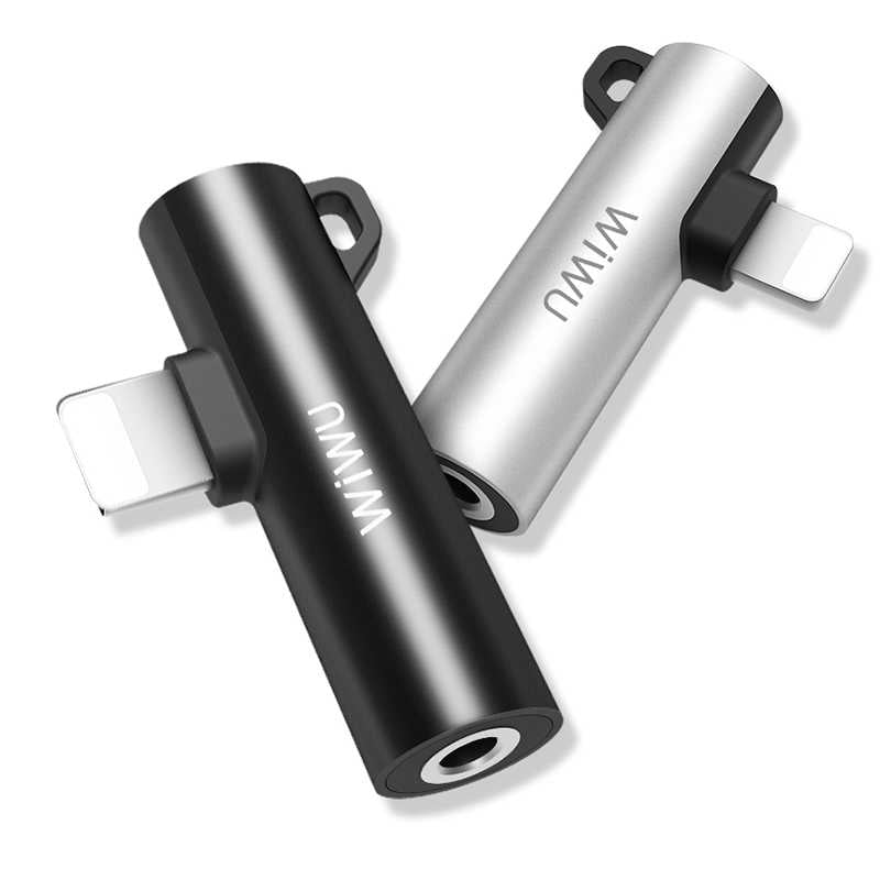 Wiwu ST03 Lightning Ses Adaptörü Gri