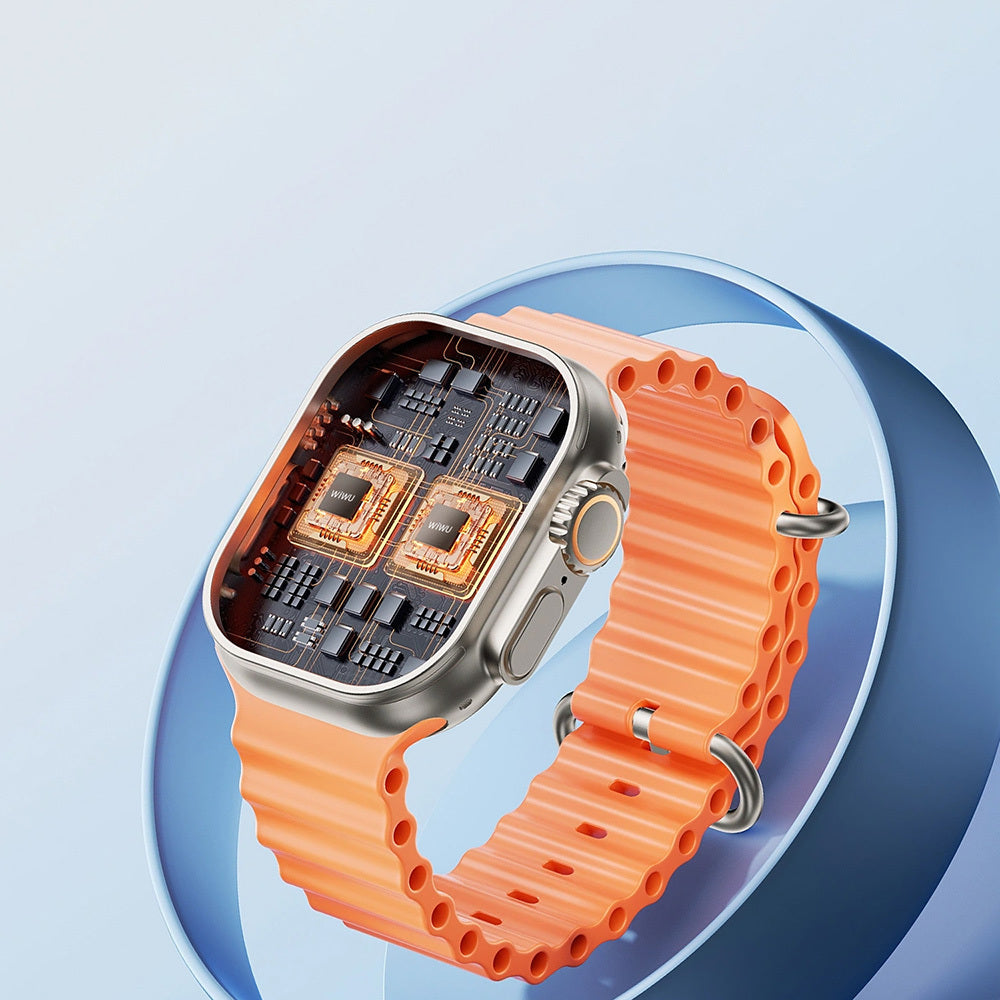 Wiwu SW01 Ultra Lite İOS ve Android Uyumlu Akıllı Saat Siyah