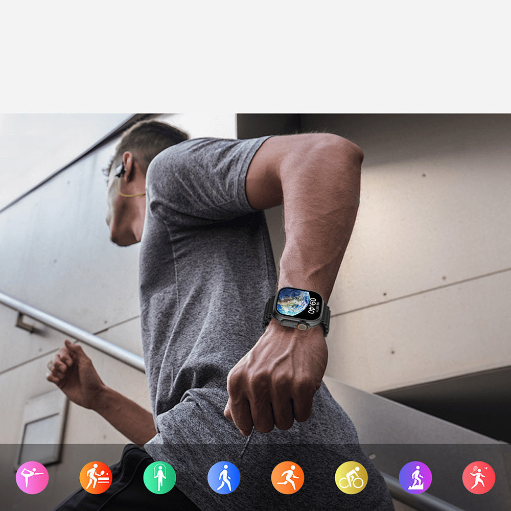 Wiwu SW01 Ultra Lite İOS ve Android Uyumlu Akıllı Saat Gümüş