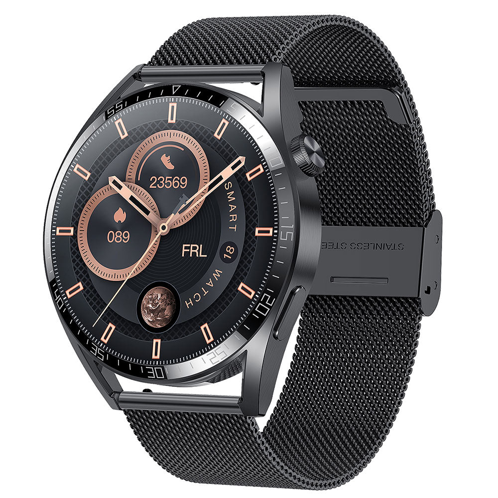 Wiwu SW02 iOS ve Android Uyumlu Akıllı Saat Siyah