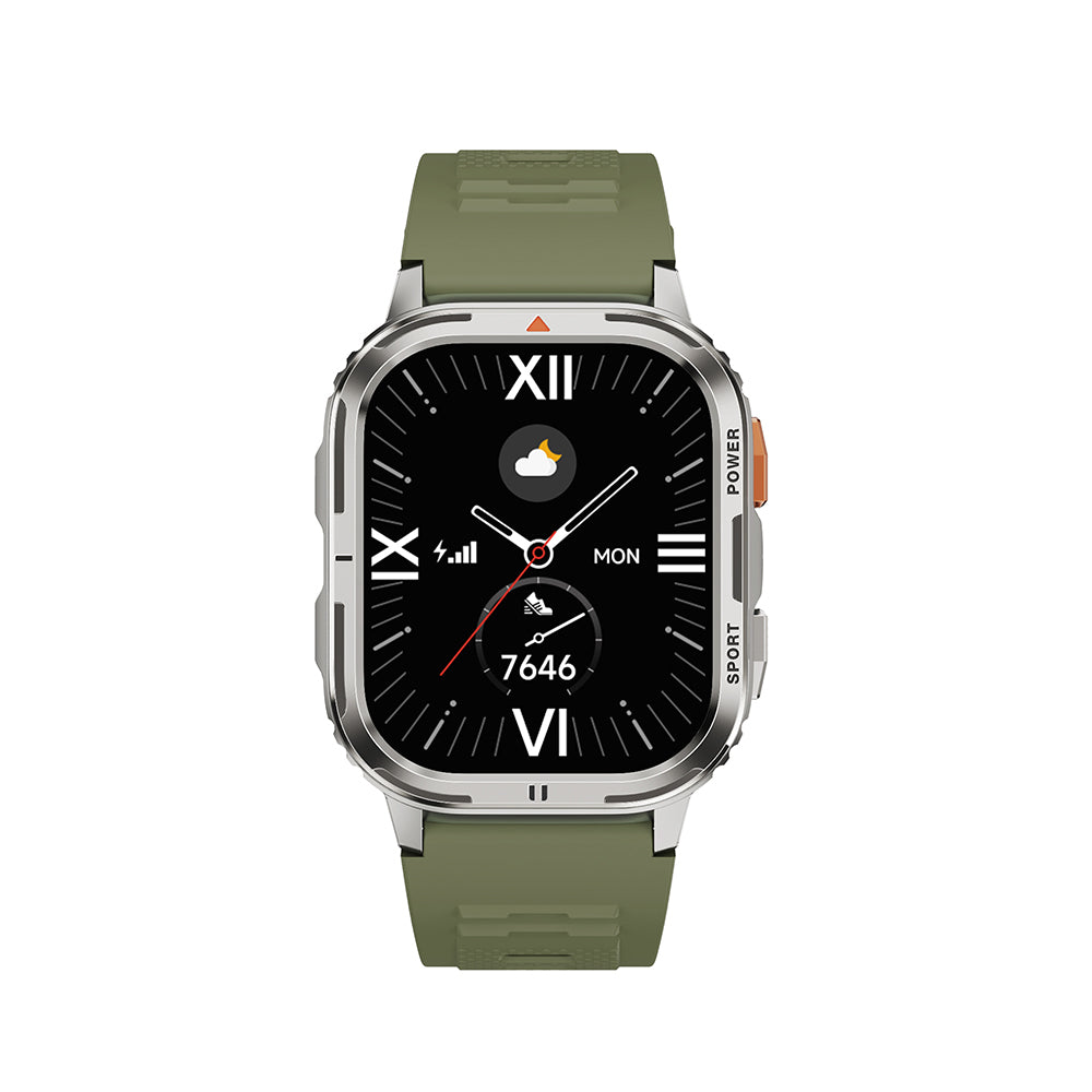 Wiwu SW05 Smart Watch İOS ve Android Uyumlu TFT Ekranlı IP68 Sertifikalı Akıllı Saat Siyah